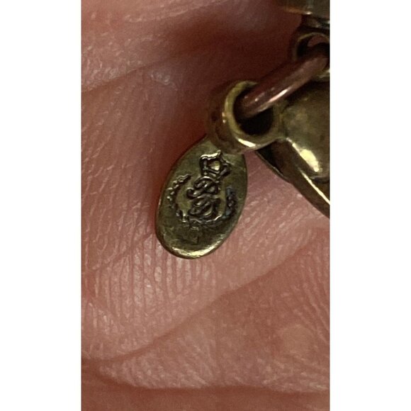 Premier Designs Cordova Necklace Pendant Brass Silvertone Leopard Cheetah - Picture 7 of 8